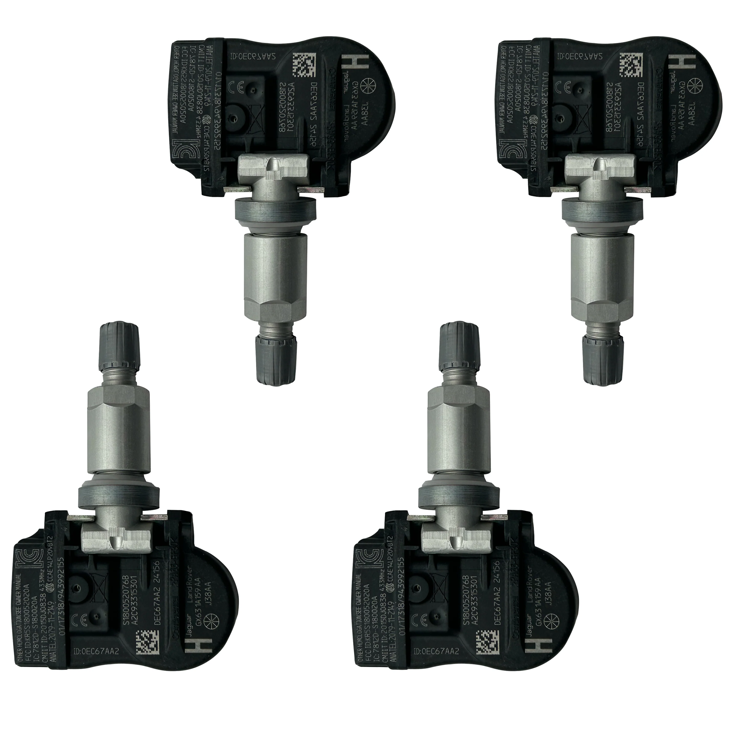 OE Tyre Pressure Monitoring System (TPMS) Sensors x4 for Range Rover Velar - Early type - Image 4