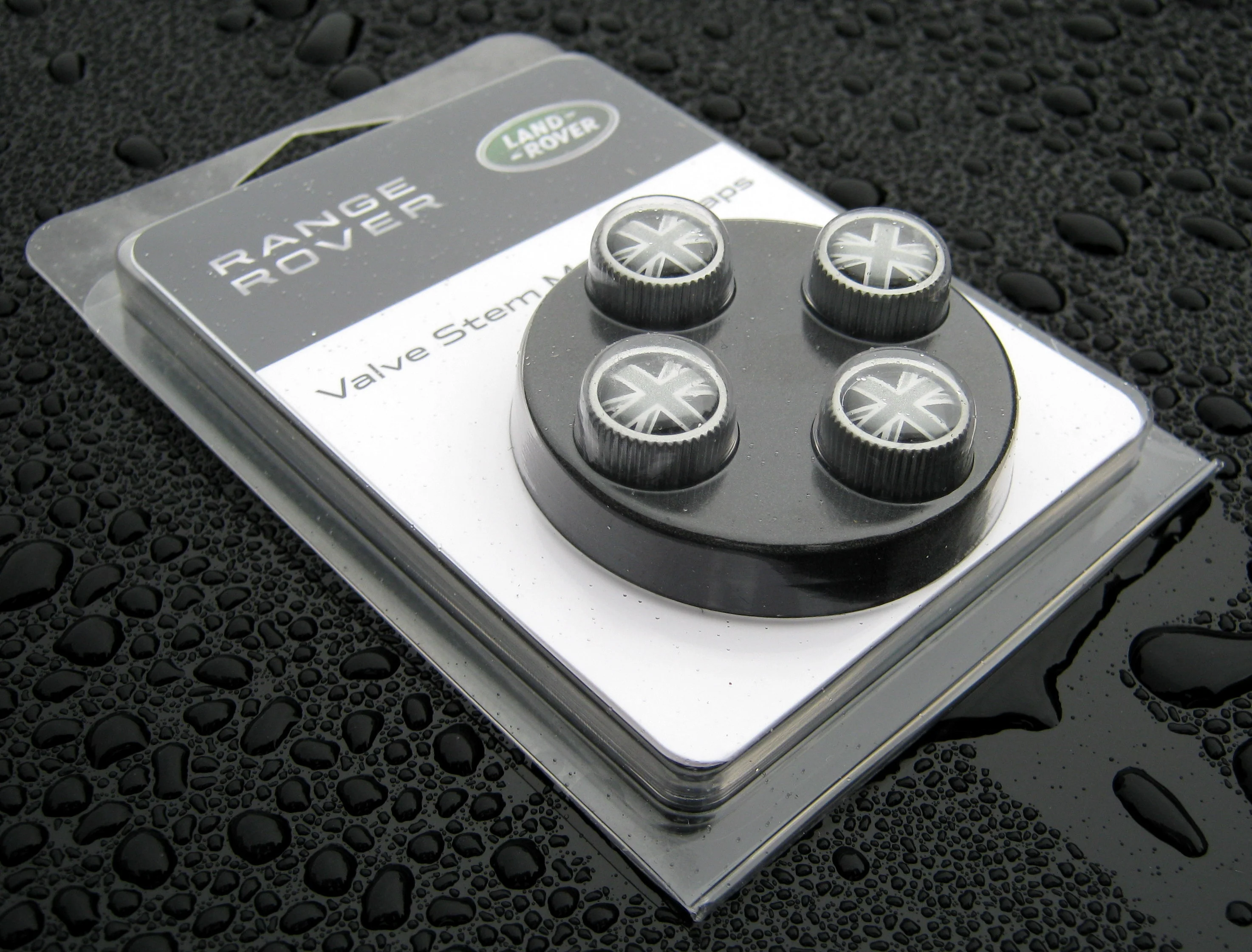 "Union Jack" Dust Valve Caps (4pc) Genuine for Land Rover - Image 3