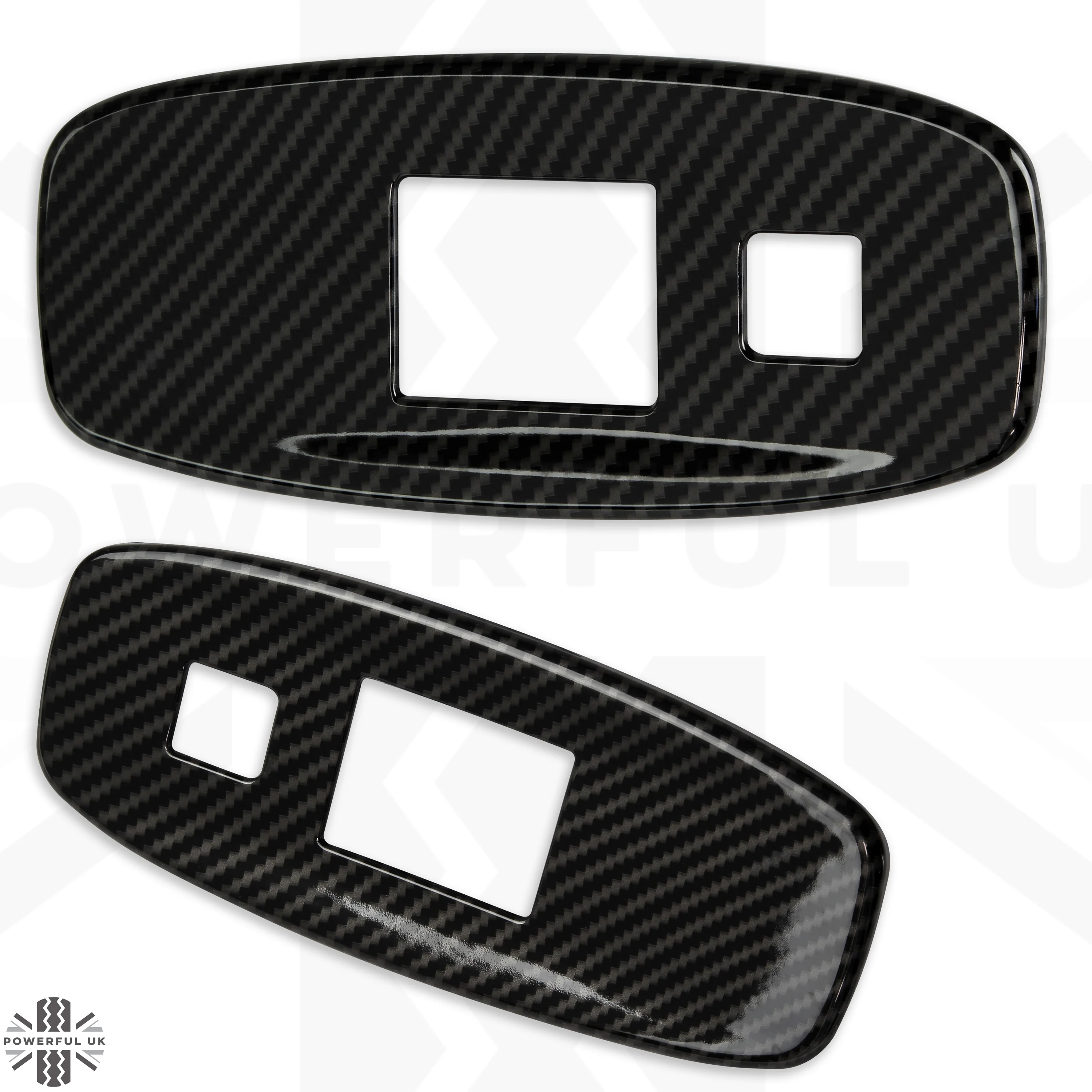 USB Panel Trims x2 - Carbon Fibre - for Land Rover Defender L663 - Image 2