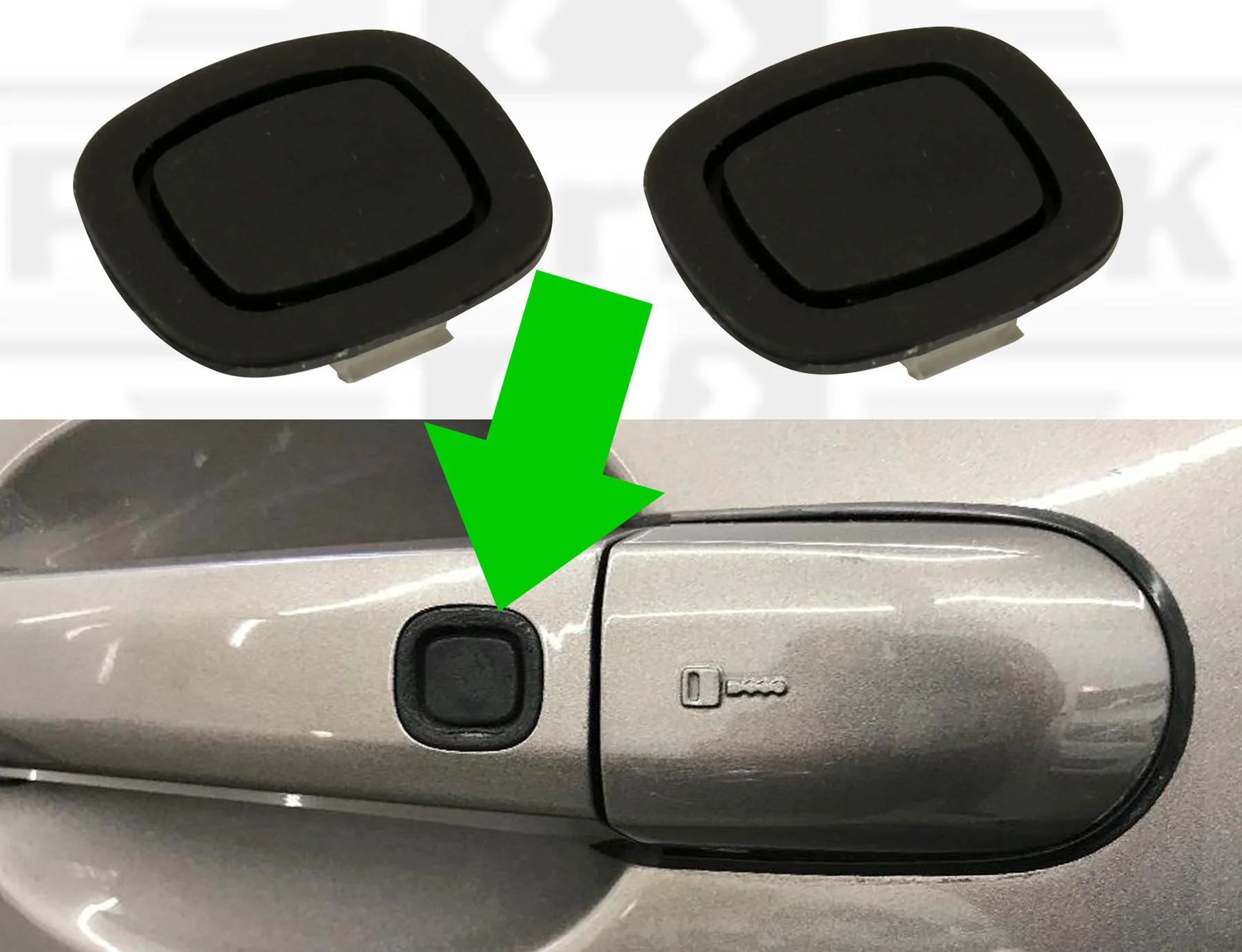 Volvo XC90 Door Handle Rubber Button x2
