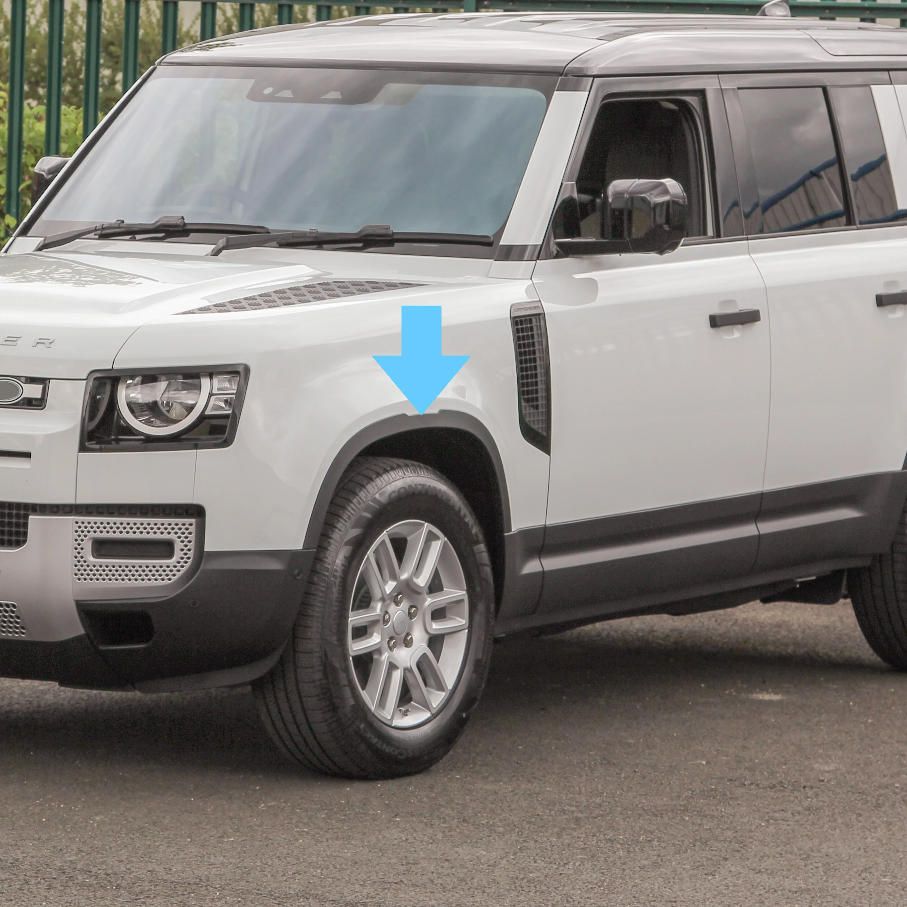 Wheel Arch Section - Standard Width - Front Left (L1) for Land Rover Defender L663 - Textured Black - Image 3