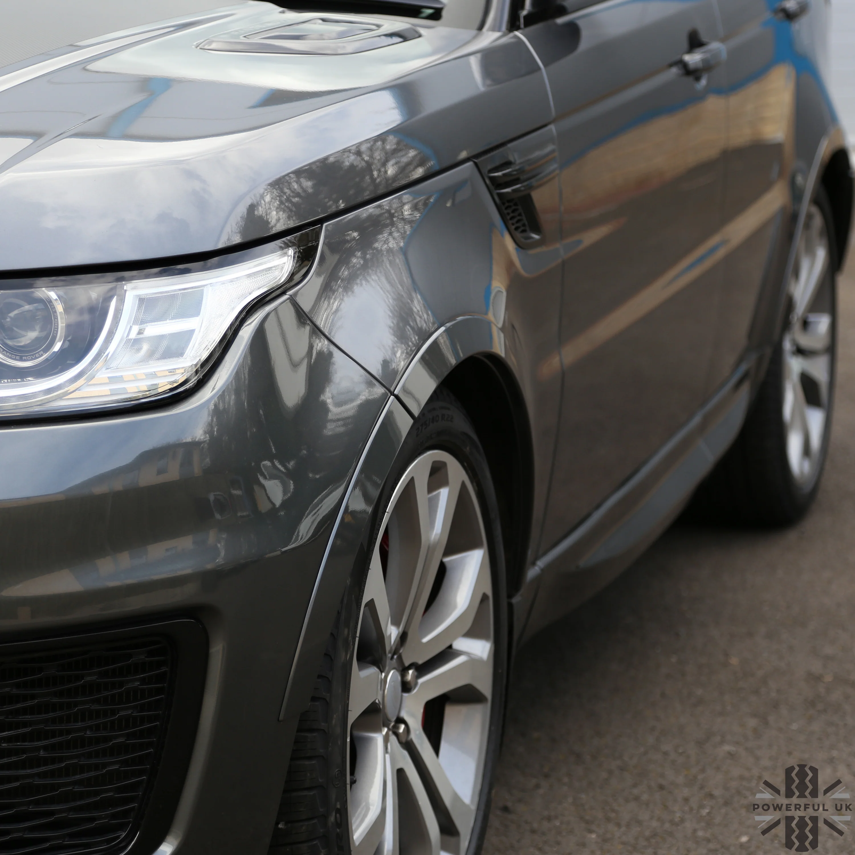 Wheel Arch Spat Kit "SVR Style" for Range Rover Sport L494 - Black - Image 2