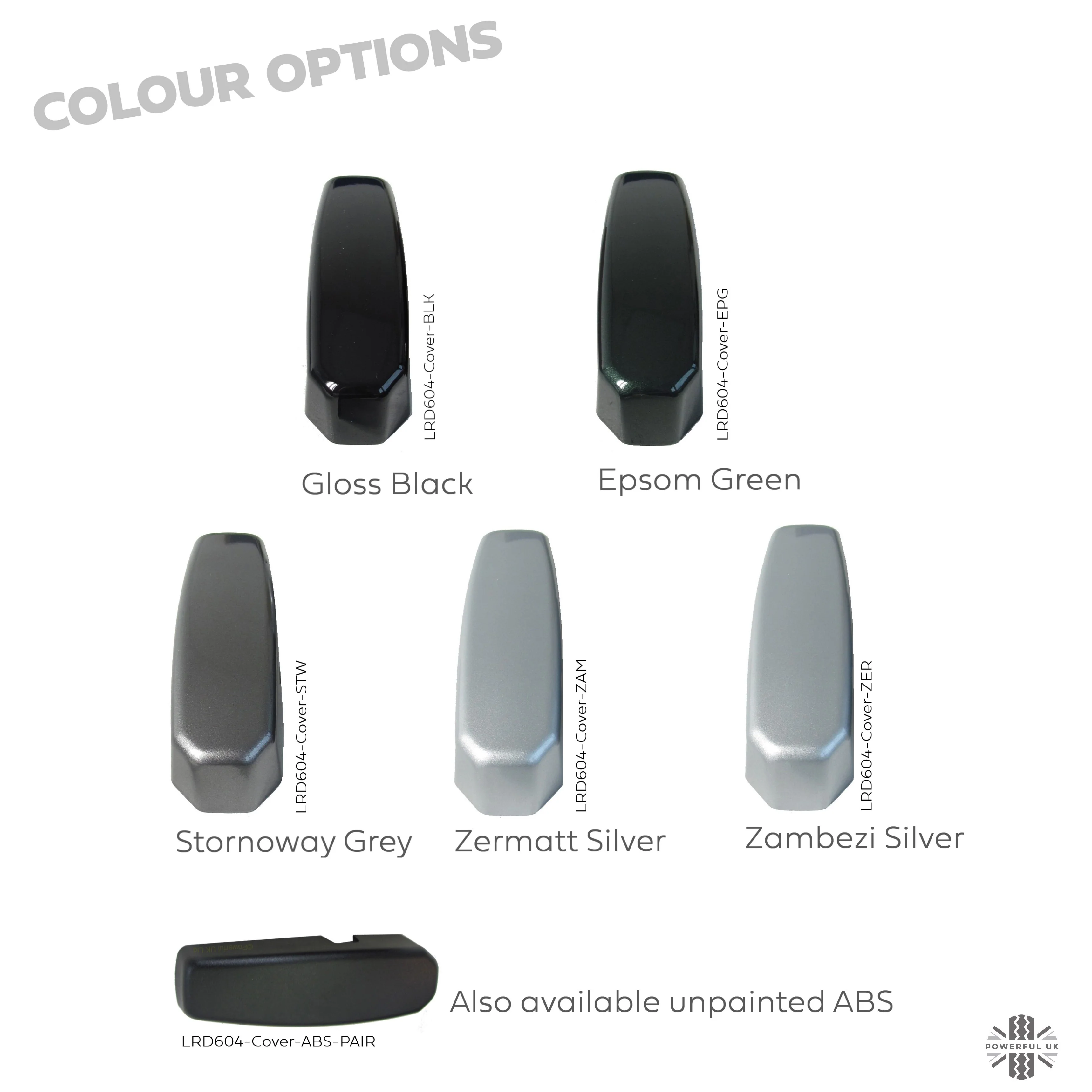 Windscreen Bracket Protector Covers - Black Plastic - for Land Rover Defender - Image 7