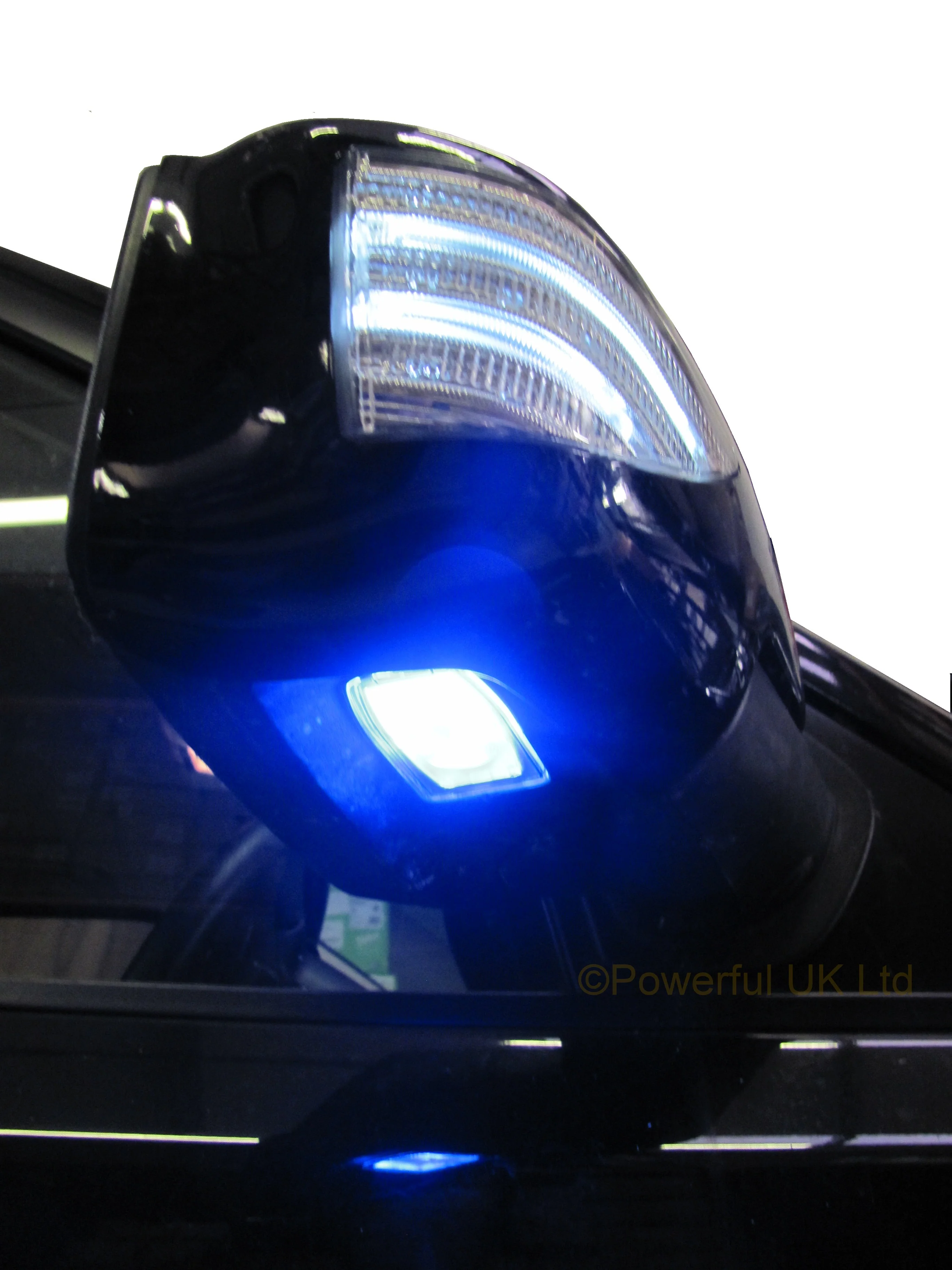 Wing Mirror puddle light BLUE LED bulb upgrade for Land RoverDiscovery 3 & 4 - Image 3