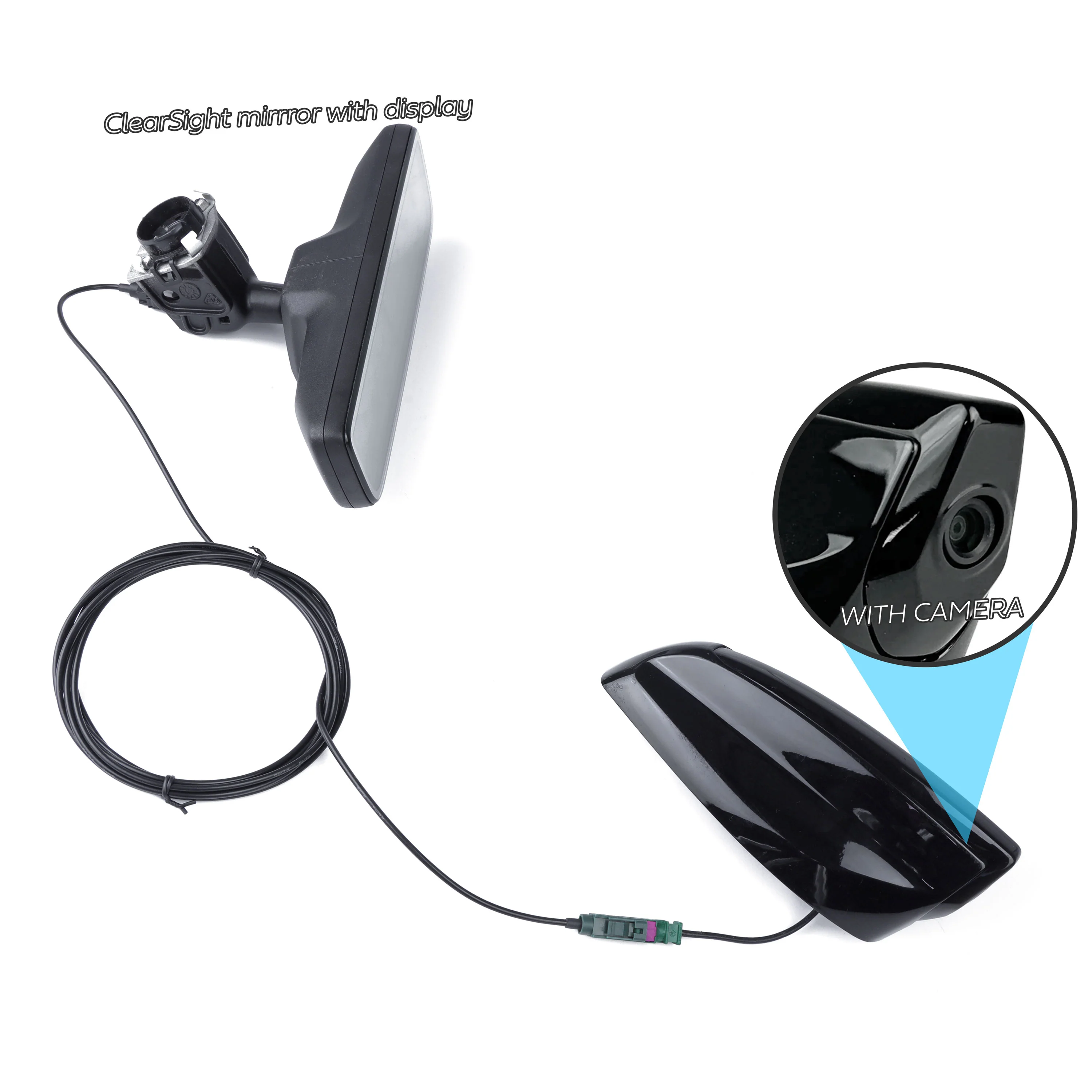 Wiring Loom for ClearSight Rear-view Mirror System for Land Rover Defender 130 - Image 5
