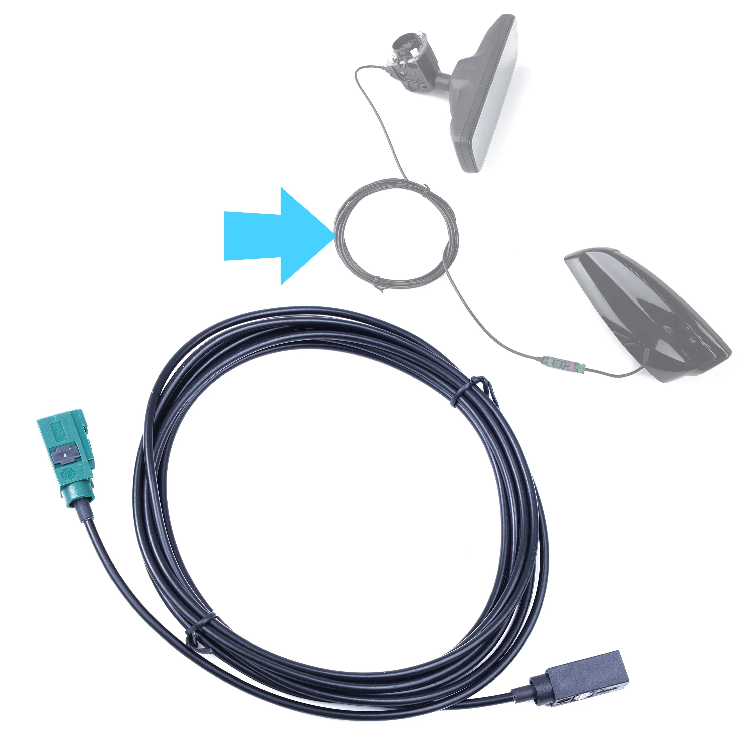 Wiring Loom for ClearSight Rear-view Mirror System for Land Rover Defender 130 - Image 7